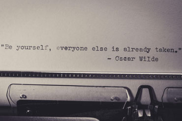 Oscar Wilde writing at Streatley